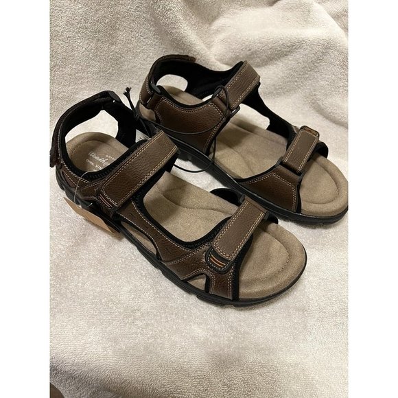 Men's Sandals Brown  Weatherproof Vintage Cameron  Size 11, 12,M NEW - Picture 1 of 13